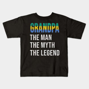 Grand Father Gabonese Grandpa The Man The Myth The Legend - Gift for Gabonese Dad With Roots From  Gabon Kids T-Shirt